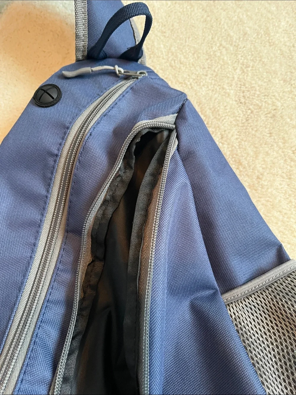Castaway Club Navy Sling Bag. Good condition.